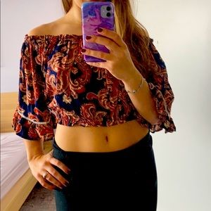 SOLD:Sans Souci Trendy Patterned Top